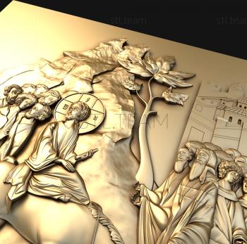 3D model The entry of Jesus Christ into Jerusalem (STL)